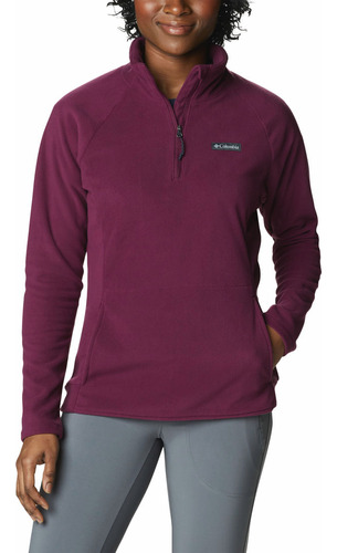 Polar Columbia Ali Peak Ii 1/4 Zip Mujer (marionberry)