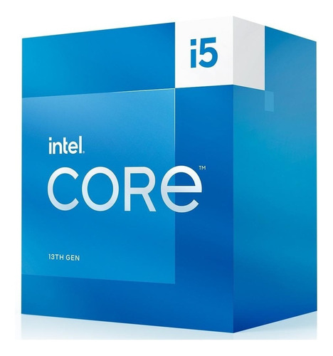 Processador gamer Intel Core i5-13400 BX8071513400  de 10 núcleos e  4.6GHz de frequência com gráfica integrada