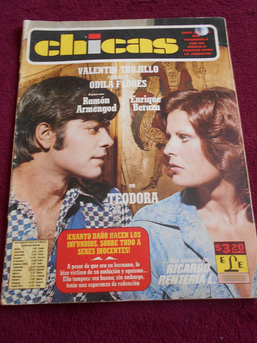 Chicas Cita Lote 4 Fotonovelas Galan Valentin Trujillo 70s (Usado)