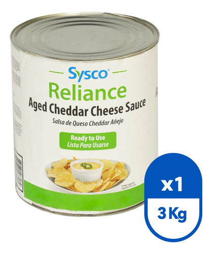 Salsa De Queso Cheddar Sysco Reliance 3 Kg