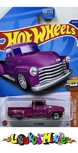 Hot Wheels La Troca Hw Hot Trucks 116/250 Rosa Lacrado