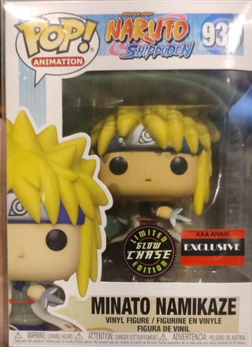 Funko Pop! Anime Naruto: Minato Namikaze Chase Glow #935 Aaa