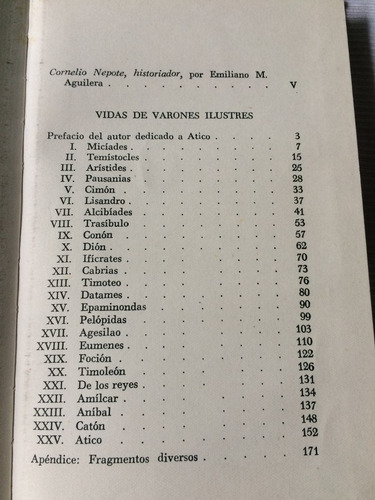 Imagen 5 de 5 de Vidas De Varones Ilustres Cornelio Nepote Ed. Iberia