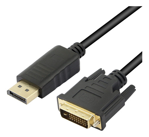 Convertidor Cable Displayport A Dvi 24+1 Macho 1,8mts