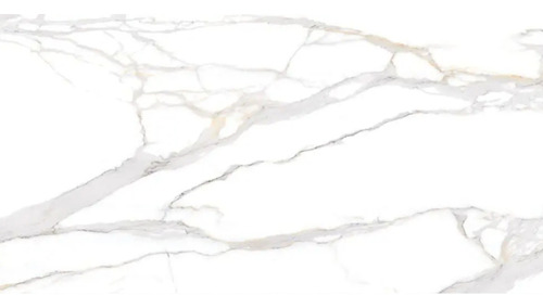 Ats Porcelanato Español Adhara Gold Carrara Blanco 60x120