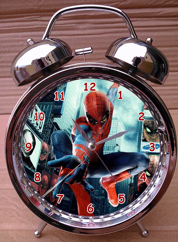 Reloj Despertador Spiderman El Hombre Araña