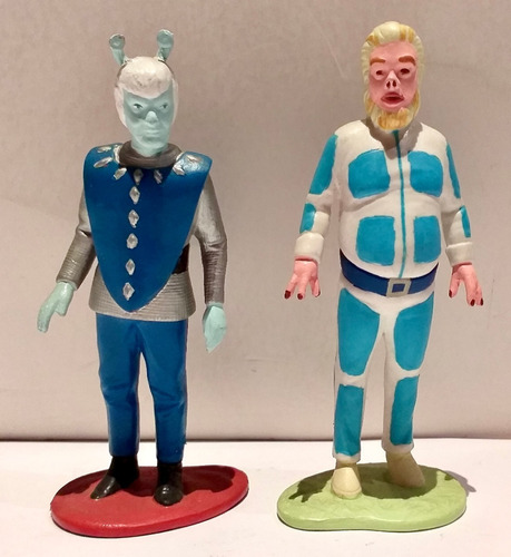 Star Trek 2 Figuras Tellanite  Andorian  Hamilton  1991