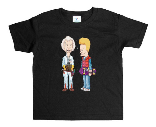 Remera Negra Adultos  Beavis And Butthead R1