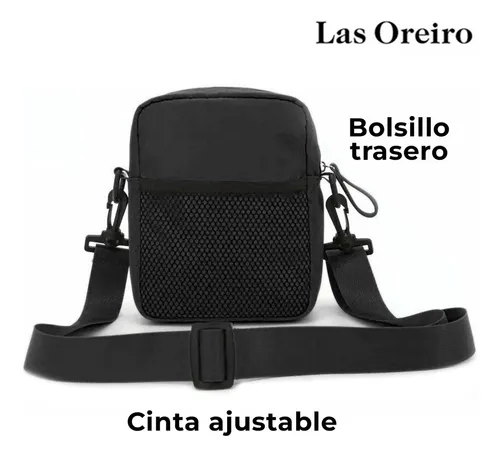 Cartera Morral Mujer Bandolera Las Oreiro Tachas Divisiones