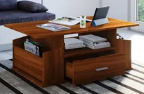 Comprar Mesa De Centro Moderna Barahona Nogal 1 Cajón