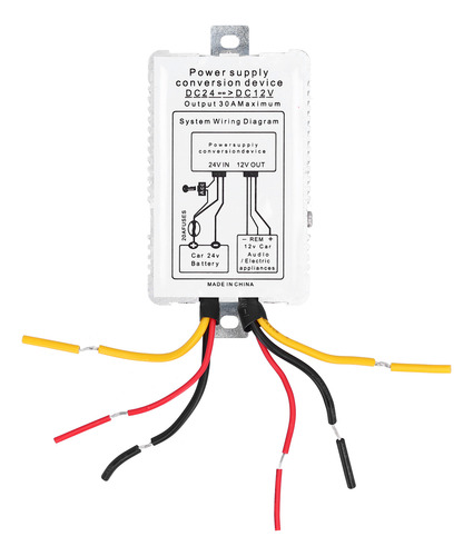 Convertidor De 24 V A 12 V, Voltaje De Alimentación Dc24 V,