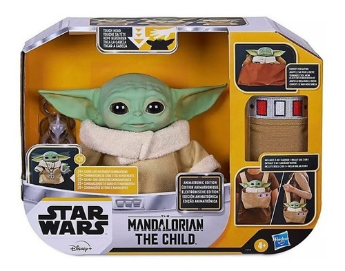 Baby Yoda Animatronico Con Morral Hasbro