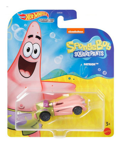 Hot Wheels Character Cars Bob Esponja De Nickelodeon Patrick