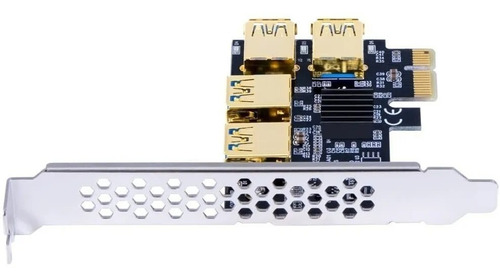 Imagen 9 de 10 de Adaptador Pcie 1x A 4 Usb Multiplicador Riser Mineria Cripto