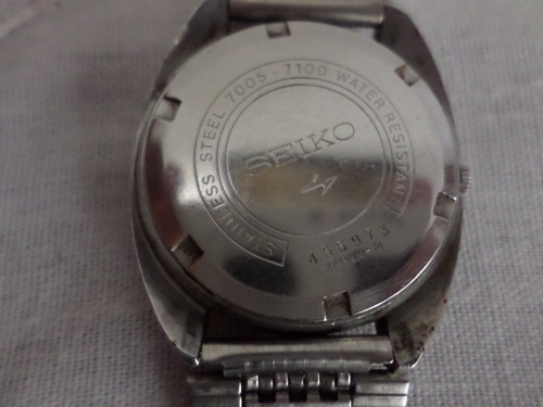 Antiguo Reloj Seiko Automático Funcionando Malla No Orig (Usado)