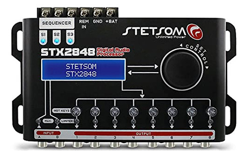 Crossover Y Ecualizador Dsp Stx 2848 De 8 Canales, Pr