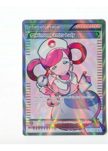 Cartas Pokemon Pokemon Center Lady Full Art