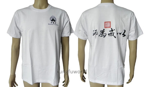 Camisa De Algodón Shaolin Monk Kung-fu Top Camisetas Kungfu