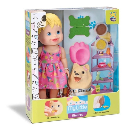 Muñeca My Little Collection - My Pet Girl - Ikdiv029