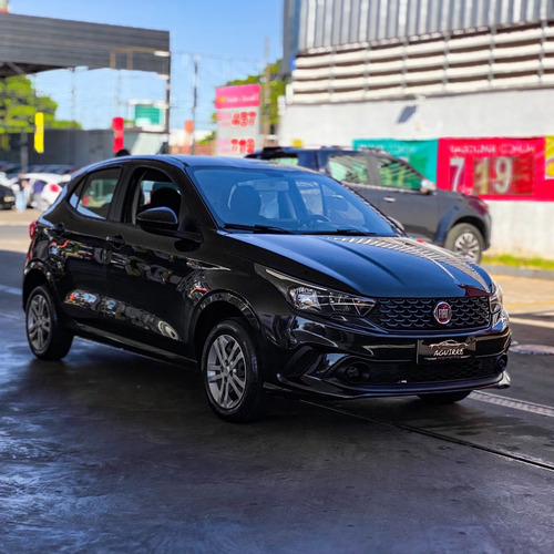 Imagem 3 de 15 de Fiat Argo Drive 1.0 Preto 2020