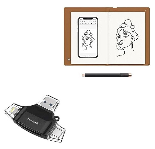 Lector De Tarjetas Sd Y Microsd Compatible Con Huion Note - 