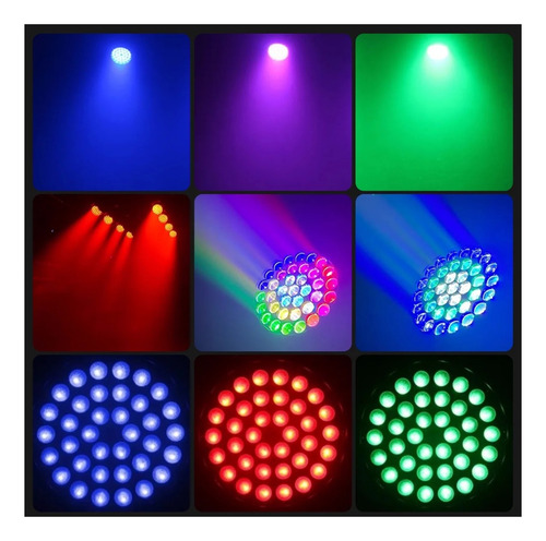 Luces Para Escenarios Y Dj Cabezal Móvil Zoom Wash 36x10w