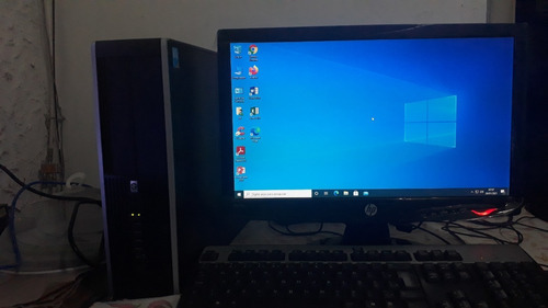 Pc Computador Hp Compaq 8100 Elite Sff + Monitor Hp 20