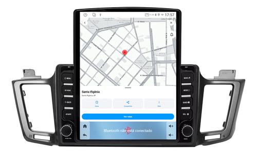 Central Multimidia Tesla Rav4 13/19 9,7p Octacore 4gb 64gb