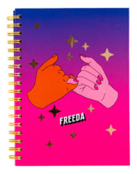 Libreta A5 Tapa Dura Freeda Meñiques (libro Original)