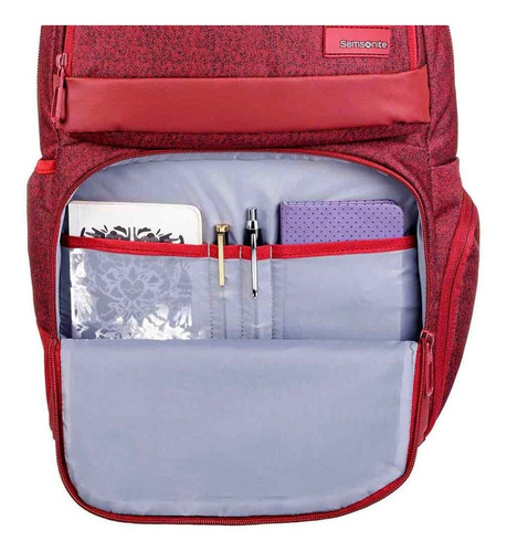 Mochila Laptop Backpack Samsonite Elevation 930 Color Red Bone