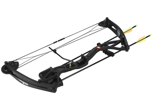Arco Composto Crosman Wildhron Preto 30 Libras + 2 Flechas