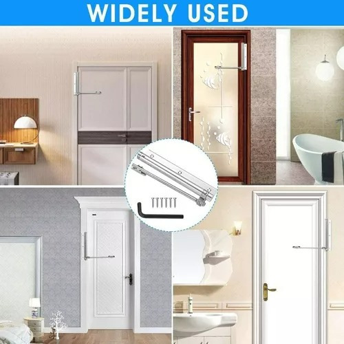 Cierrapuertas Con Resorte Ajustable De Acero Inoxidable