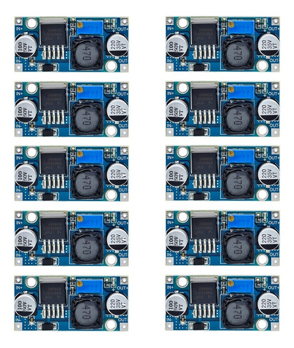 10 Pza Modulo Regulador De Voltaje Ajustable Lm2596 1.25-30v