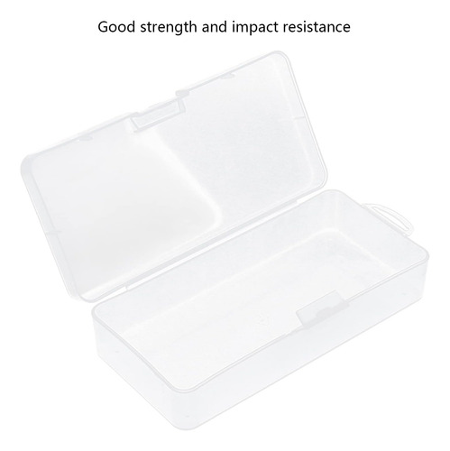 Caja De Almacenamiento Rectangular De Plástico Transparente