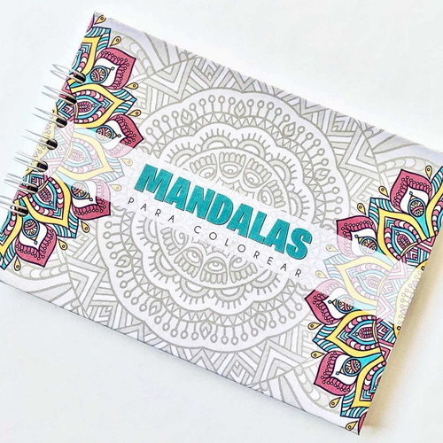 Cuaderno Para Pintar Mandalas Niñ@s Y Adultos. 120 Imágenes