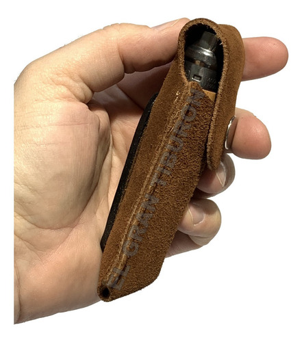 Imagen 5 de 8 de Cortaplumas Opinel Acero Al Carbon Nº9 + Funda Gamuza Origin
