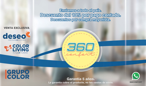 Colchón Deseo Insignia - Plaza Y Media 100x200x38 Res Bonell Gris