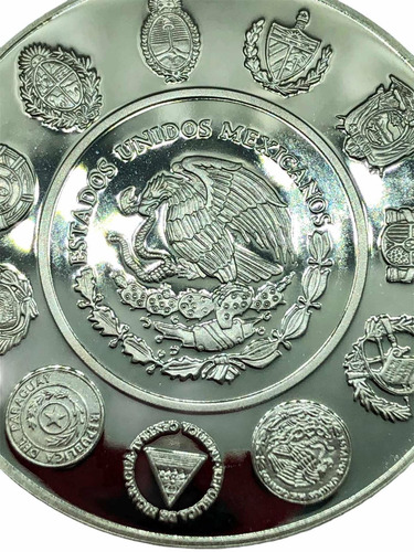 Pristine Moneda Plata 5 Pesos Paso De La Muerte Año 2000 (Usado)