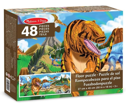 Rompecabezas Dinosaurios Prehistóricos Melissa & Doug 48 Pzs