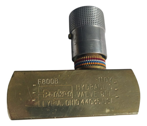 Válvula De Control De Flujo En Linea F800b Parker 1/2 Npt .