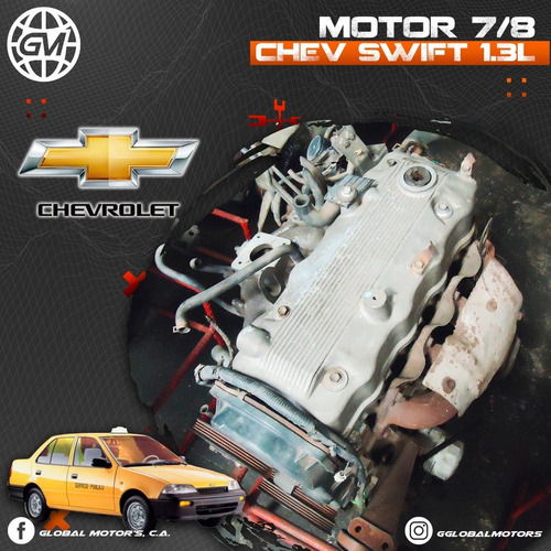Motor 7/8 Chevrolet Swift 1.3l