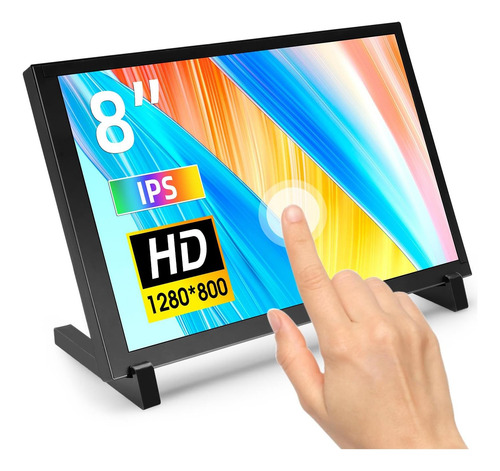 Monitor De Pantalla Táctil Elecrow 8 Pulgadas Small Portable