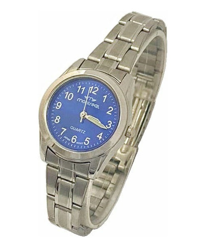 Reloj Montreal Ml Mujer Malla Acero Resistente Al Agua