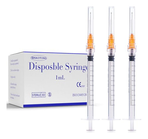 1ml Syringe With 25 Gauge 1 Inch Needle, For Scientific...