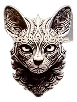 Comprar Ilusión Óptica  Sterling Silver  - Arte De Gato Mandala