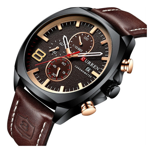 Reloj Cronógrafo Curren Leather Gentleman