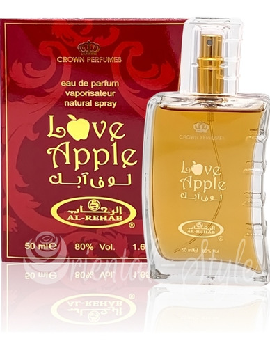 Love Apple Perfume Arabe Al Rehab Spray Eau De Parfum 50 Ml