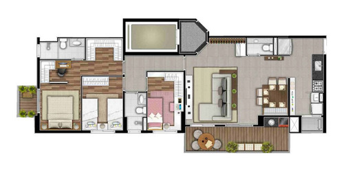 Imagem 17 de 24 de Apartamento Residencial Para Venda, Centro Comercial Jubran, Barueri - Ap8148. - Ap8148-inc