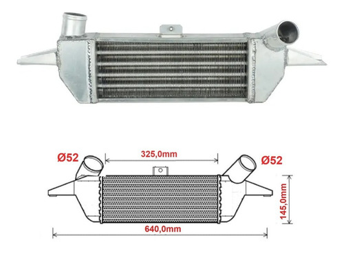 Intercooler Hr 2.5 8v 2011 28190-42701 - Material Alumínio