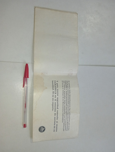 Manual De Instrucciones Motocicletas Carabela 1970's. (Usado)